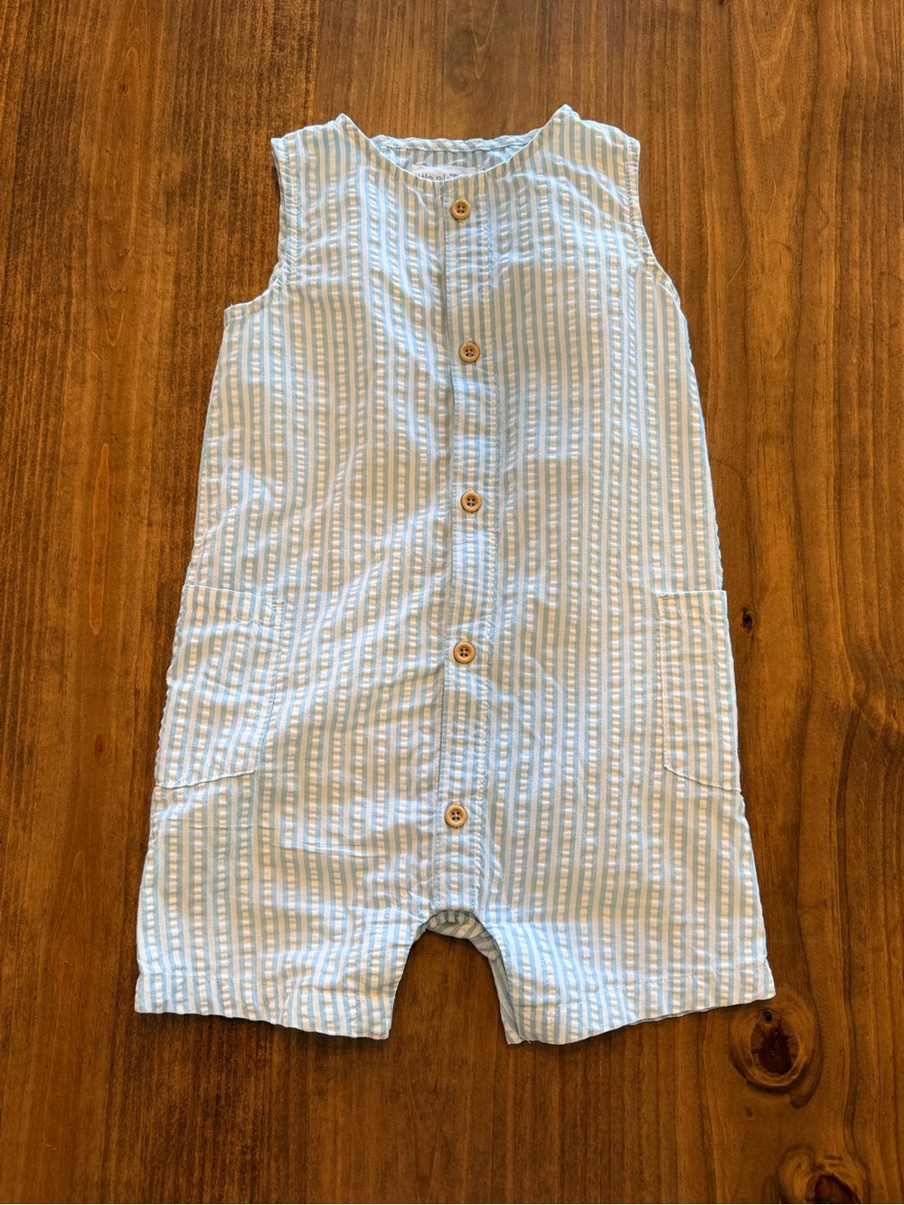 Little Planet Seersucker Romper